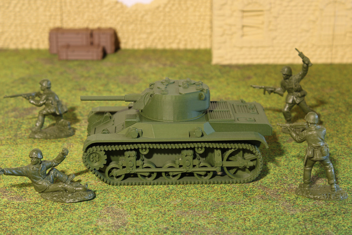 M22 Locust — WWII American Tank | 1/32 (54mm)–1/56 (28mm) Scale Model