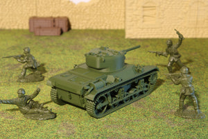 M22 Locust — WWII American Tank | 1/32 (54mm)–1/56 (28mm) Scale Model