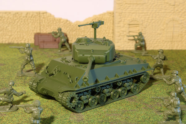 M4A3E8 "Easy Eight" Sherman — WWII American Tank | 1/32 (54mm)–1/56 (28mm) Scale Model