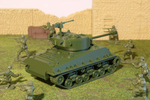 M4A3E8 "Easy Eight" Sherman — WWII American Tank | 1/32 (54mm)–1/56 (28mm) Scale Model