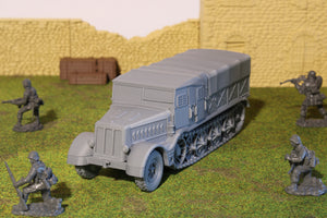 Famo SdKfz 9 — WWII German Halftrack | 1/32 (54mm)–1/56 (28mm) Scale Model
