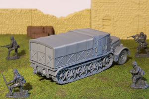 Famo SdKfz 9 — WWII German Halftrack | 1/32 (54mm)–1/56 (28mm) Scale Model