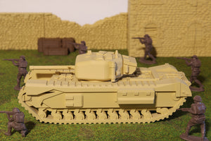 Churchill — WWII British Tank | 1/32 (54mm)–1/56 (28mm) Scale Model