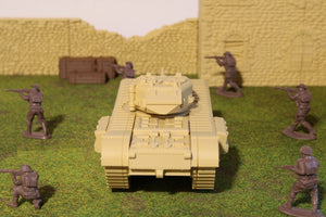 Churchill — WWII British Tank | 1/32 (54mm)–1/56 (28mm) Scale Model