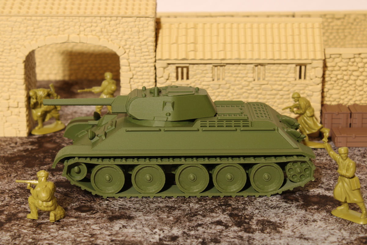 T34-76 (Early War) — WWII Soviet Tank | 1/32 (54mm)–1/56 (28mm) Scale Model