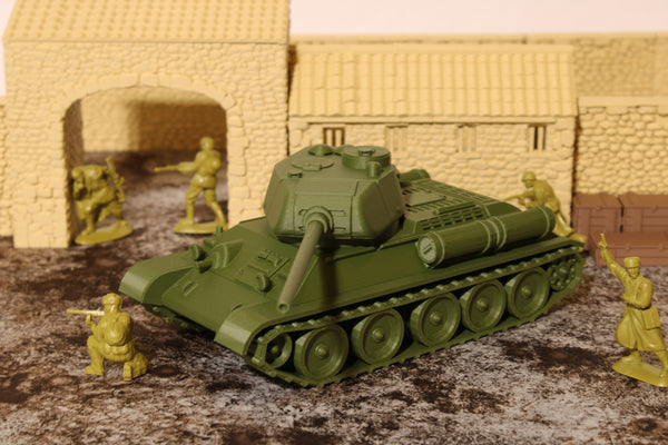 T34-85 (Late War) — WWII Soviet Tank | 1/32 (54mm)–1/56 (28mm) Scale Model