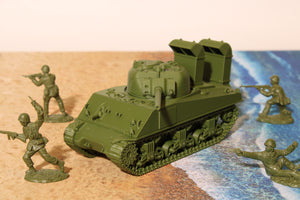 M4 Sherman Snorkel Deep Wader — WWII American Tank | 1/32 (54mm)–1/56 (28mm) Scale Model