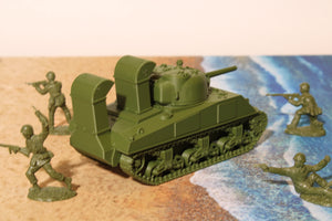 M4 Sherman Snorkel Deep Wader — WWII American Tank | 1/32 (54mm)–1/56 (28mm) Scale Model