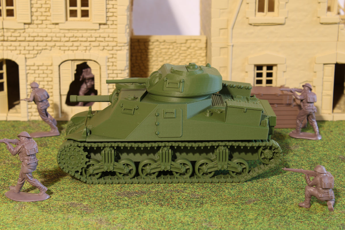 M3 Grant/M3 Lee — WWII British/American Tank | 1/32 (54mm)–1/56 (28mm) Scale Model