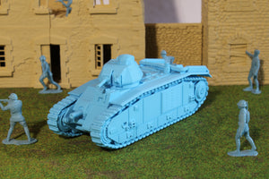 Char B1 Bis — WWII French Tank | 1/32 (54mm)–1/56 (28mm) Scale Model