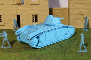 Char B1 Bis — WWII French Tank | 1/32 (54mm)–1/56 (28mm) Scale Model