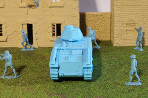 Char B1 Bis — WWII French Tank | 1/32 (54mm)–1/56 (28mm) Scale Model