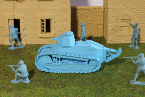 Renault FT17 — WWI/WWII French Tank | 1/32 (54mm)–1/56 (28mm) Scale Model