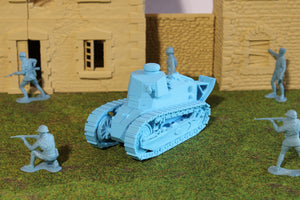 Renault FT17 — WWI/WWII French Tank | 1/32 (54mm)–1/56 (28mm) Scale Model