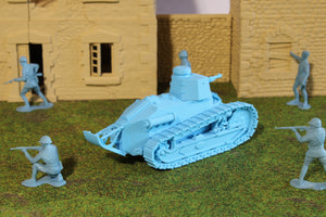 Renault FT17 — WWI/WWII French Tank | 1/32 (54mm)–1/56 (28mm) Scale Model