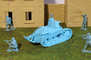 Renault FT17 — WWI/WWII French Tank | 1/32 (54mm)–1/56 (28mm) Scale Model