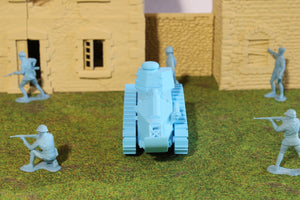 Renault FT17 — WWI/WWII French Tank | 1/32 (54mm)–1/56 (28mm) Scale Model