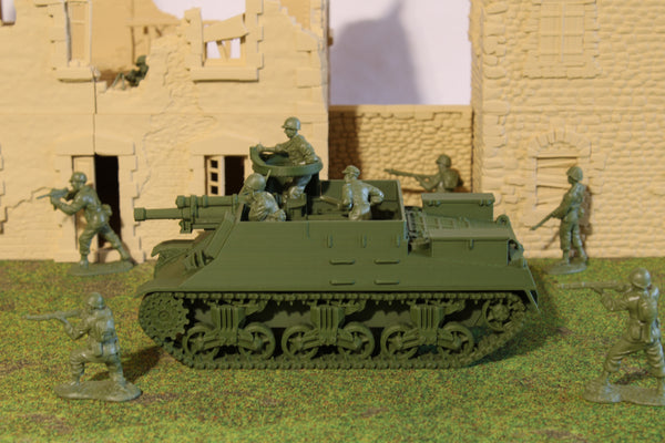 M7 Priest — WWII American Self-Propelled Gun | 1/32 (54mm)–1/56 (28mm) Scale Model