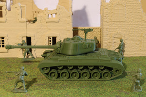 M26 Pershing — WWII American Tank | 1/32 (54mm)–1/56 (28mm) Scale Model