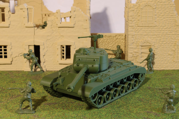 M26 Pershing — WWII American Tank | 1/32 (54mm)–1/56 (28mm) Scale Model