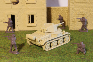 Tetrarch — WWII British Tank | 1/32 (54mm)–1/56 (28mm) Scale Model