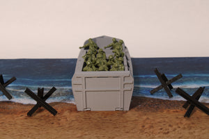 LCVP Higgins Boat — WWII American Landing Craft | 1/32 (54mm)–1/56 (28mm) Scale Model