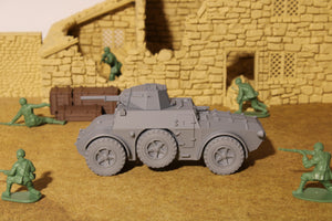 Autoblinda AB40/AB41 — WWII Italian Armored Car | 1/32 (54mm)–1/56 (28mm) Scale Model