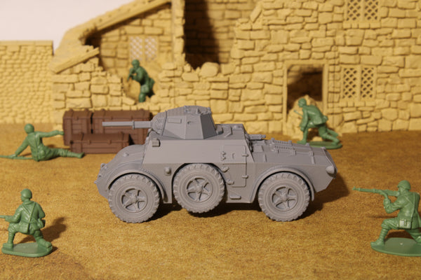 Autoblinda AB40/AB41 — WWII Italian Armored Car | 1/32 (54mm)–1/56 (28mm) Scale Model