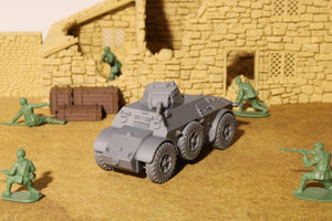 Autoblinda AB40/AB41 — WWII Italian Armored Car | 1/32 (54mm)–1/56 (28mm) Scale Model