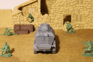 Autoblinda AB40/AB41 — WWII Italian Armored Car | 1/32 (54mm)–1/56 (28mm) Scale Model