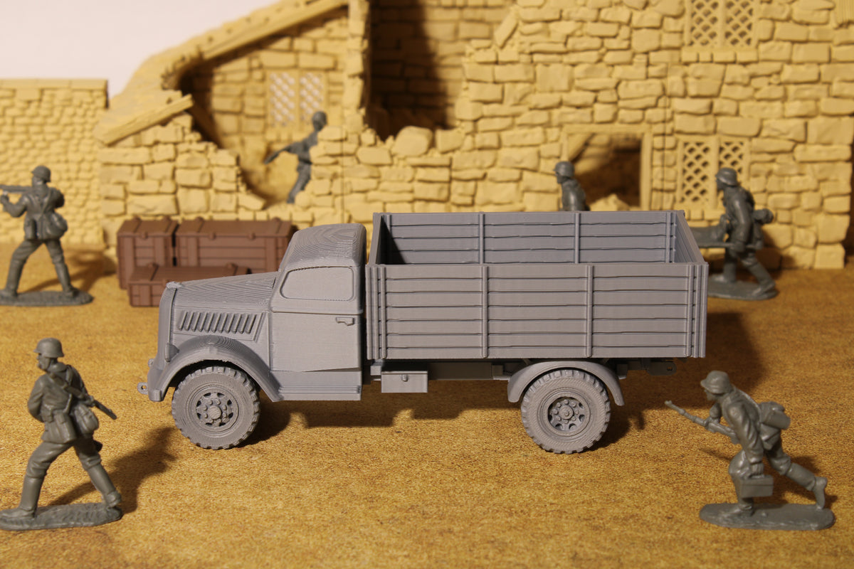Opel Blitz — WWII German Truck | 1/32 (54mm)–1/56 (28mm) Scale Model