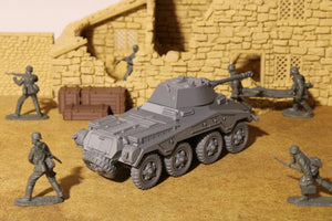 Puma SdKfz 234 — WWII German Armored Car | 1/32 (54mm)–1/56 (28mm) Scale Model