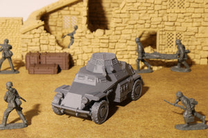 SdKfz 222/260 — WWII German Armored Car | 1/32 (54mm)–1/56 (28mm) Scale Model