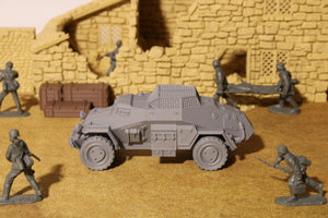 SdKfz 222/260 — WWII German Armored Car | 1/32 (54mm)–1/56 (28mm) Scale Model
