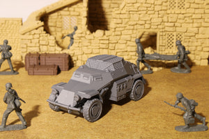 SdKfz 222/260 — WWII German Armored Car | 1/32 (54mm)–1/56 (28mm) Scale Model