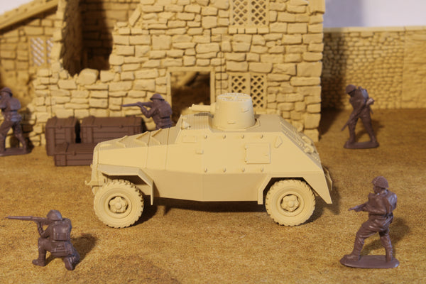 Marmon Herrington Mk 2 — WWII British Armored Car | 1/32 (54mm)–1/56 (28mm) Scale Model