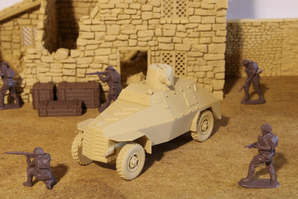 Marmon Herrington Mk 2 — WWII British Armored Car | 1/32 (54mm)–1/56 (28mm) Scale Model
