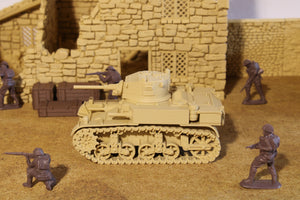 M3 Stuart — WWII British/American Tank | 1/32 (54mm)–1/56 (28mm) Scale Model