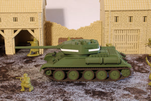 T34-85 (Late War) (MULTICOLORED) — WWII Soviet Tank | 1/32 (54mm)–1/56 (28mm) Scale Model