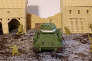 T34-85 (Late War) (MULTICOLORED) — WWII Soviet Tank | 1/32 (54mm)–1/56 (28mm) Scale Model