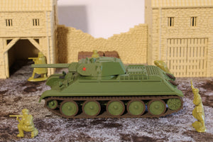 T34-76 (Early War) (MULTICOLORED) — WWII Soviet Tank | 1/32 (54mm)–1/56 (28mm) Scale Model