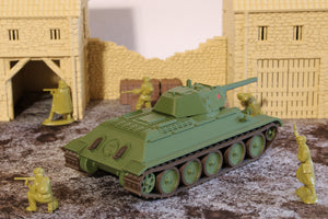 T34-76 (Early War) (MULTICOLORED) — WWII Soviet Tank | 1/32 (54mm)–1/56 (28mm) Scale Model