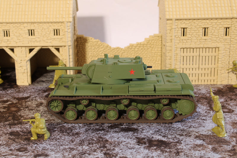 KV1 (MULTICOLORED) — WWII Soviet Tank | 1/32 (54mm)–1/56 (28mm) Scale Model