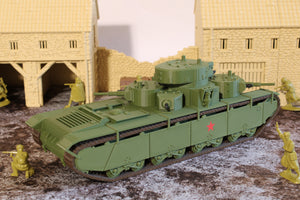 T35 (MULTICOLORED) — WWII Soviet Tank | 1/32 (54mm)–1/56 (28mm) Scale Model