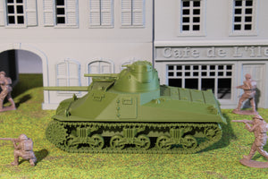M3A4 Lee — WWII American/Russian Tank | 1/32 (54mm)–1/56 (28mm) Scale Model