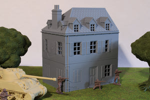 French Row House (SME) 2 | 1/32 (54mm)–1/56 (28mm) Diorama Terrain
