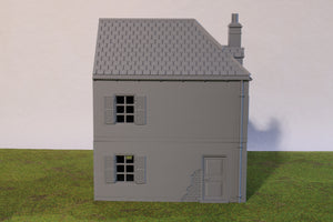 French Row House (SME) 2 | 1/32 (54mm)–1/56 (28mm) Diorama Terrain