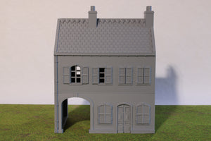 French Row House (SME) 1 | 1/32 (54mm)–1/56 (28mm) Diorama Terrain