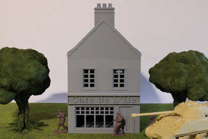 French Row House (SME) 3 | 1/32 (54mm)–1/56 (28mm) Diorama Terrain