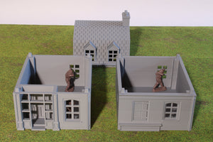 French Row House (SME) 4 | 1/32 (54mm)–1/56 (28mm) Diorama Terrain